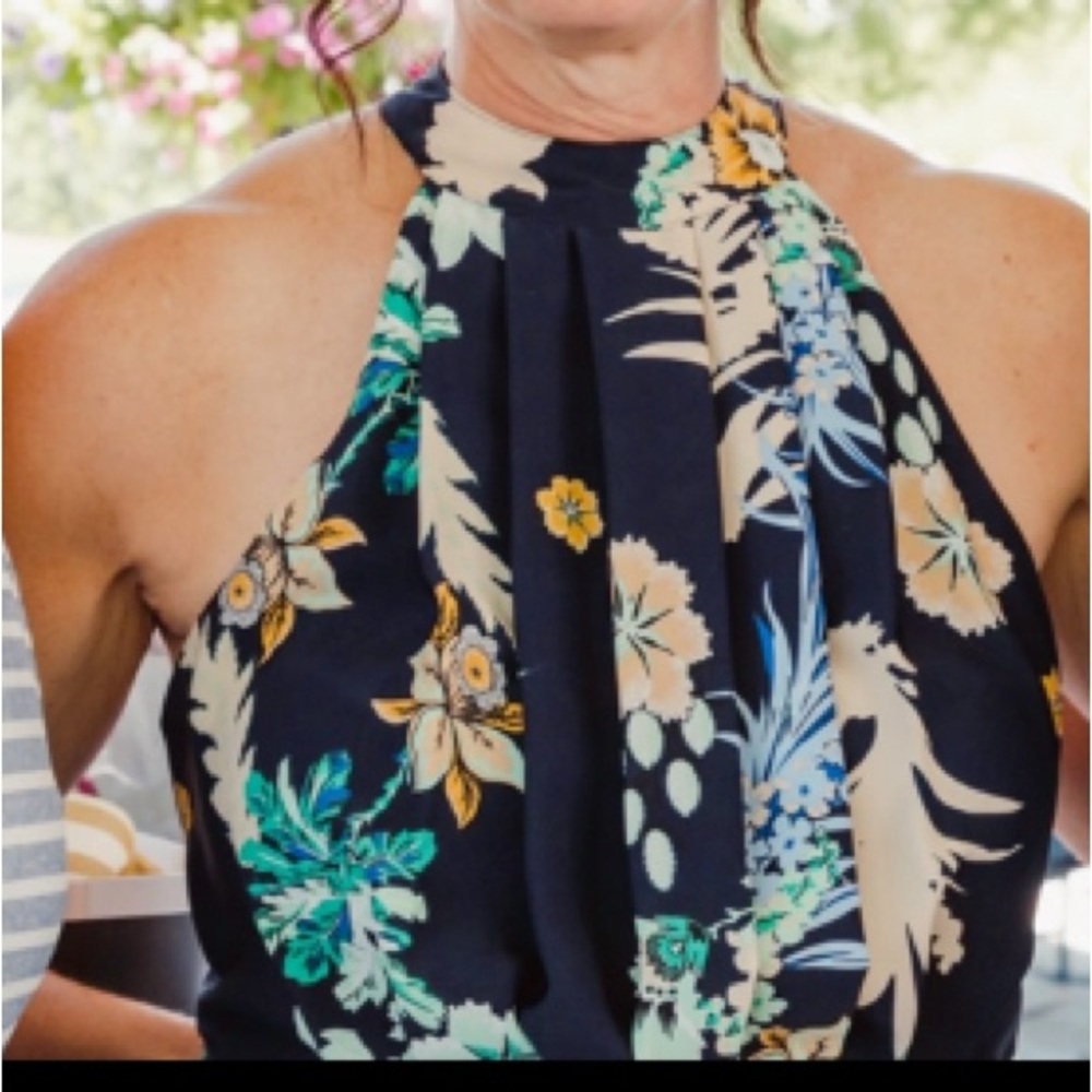 The Clothing Company Navy Floral Jumpsuit - Picture 6 of 6